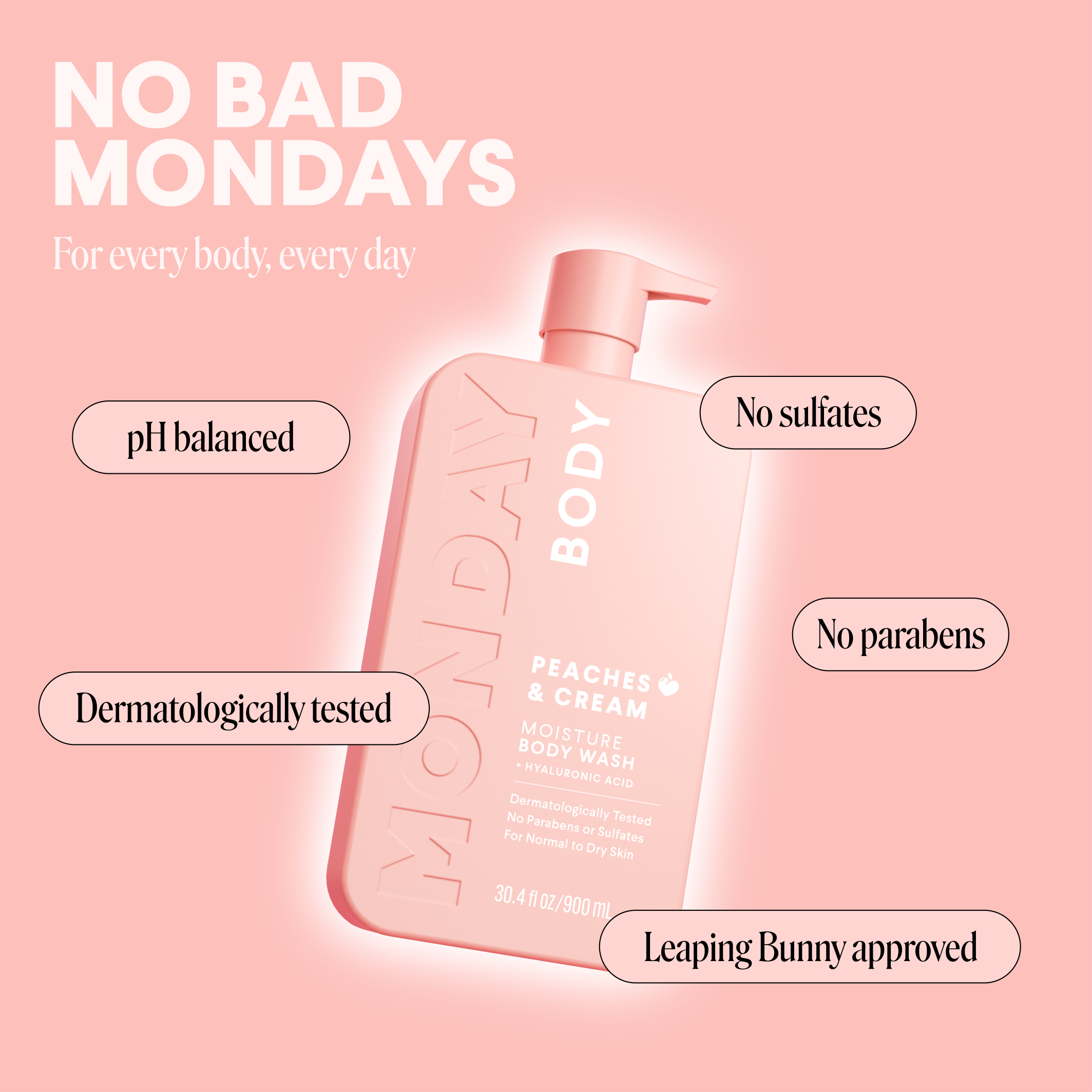 104393-US-UK_MONDAY_MOISTURE Body Wash Peaches and Cream_900ml_ECOM IMAGE 5