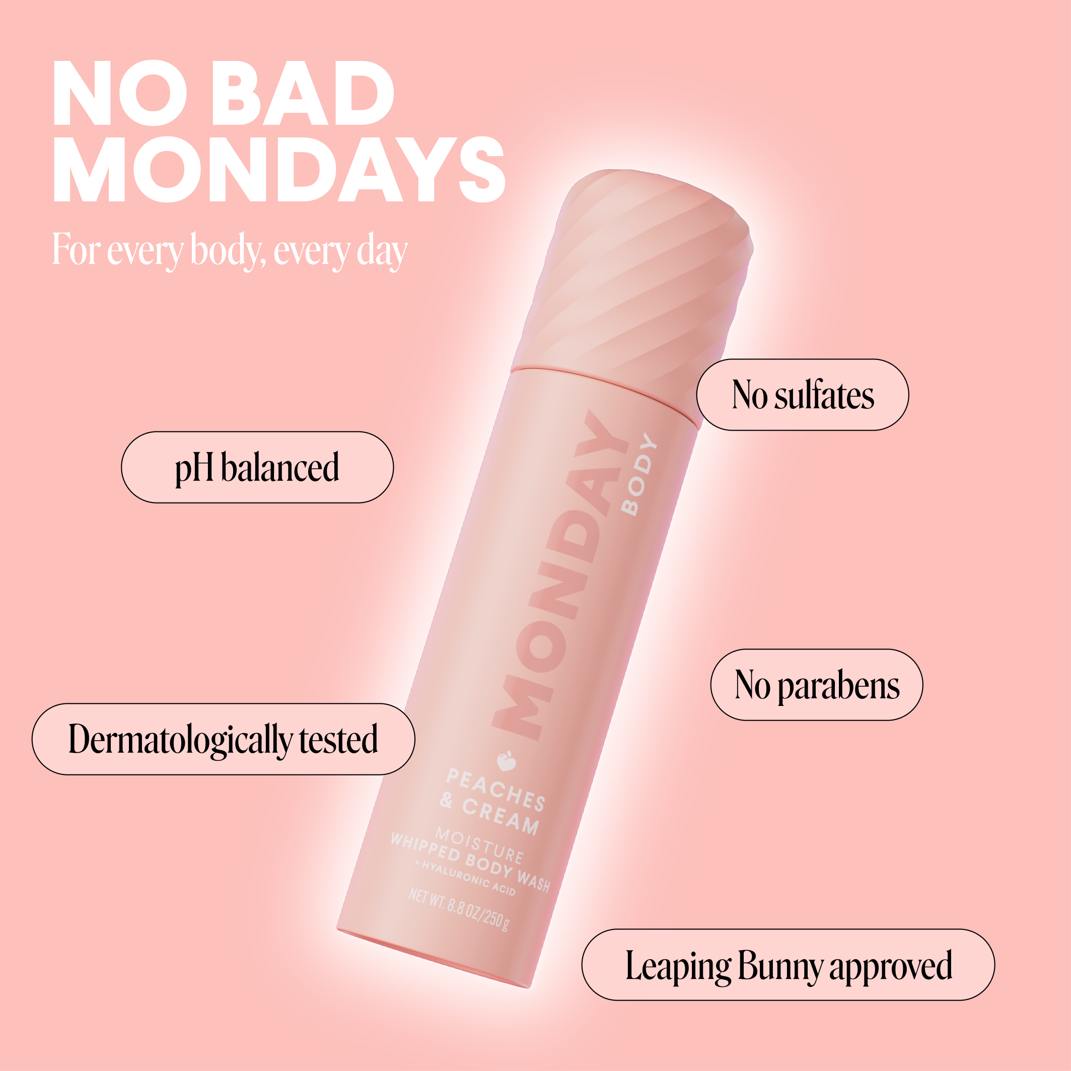 104399-US-UK_MONDAY_MOISTURE Whipped Body Wash Peaches and Cream_ECOM IMAGE 5